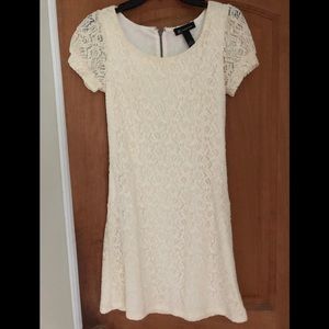INC dress off white lace size S